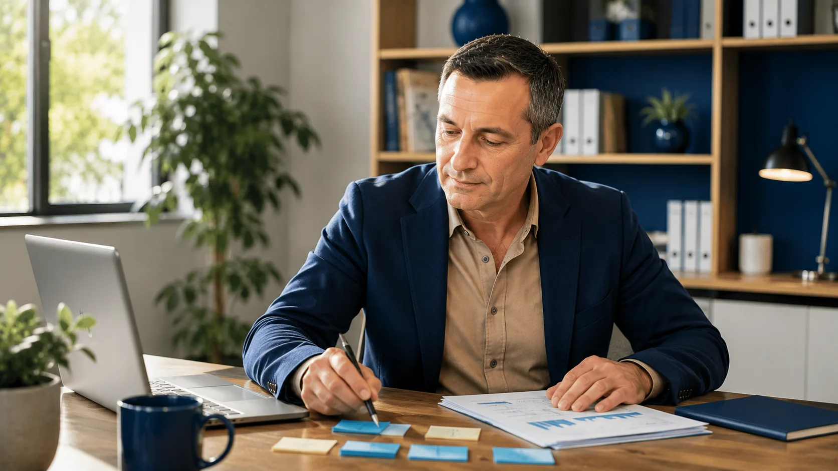 Laurent, consultant CAP IA, identifiant les solutions concrètes adaptées à une entreprise.